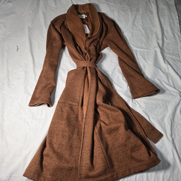 UGG Australia Robinson Robe Burnt Henna Size M/L Mens Soft NWT - Picture 3 of 11